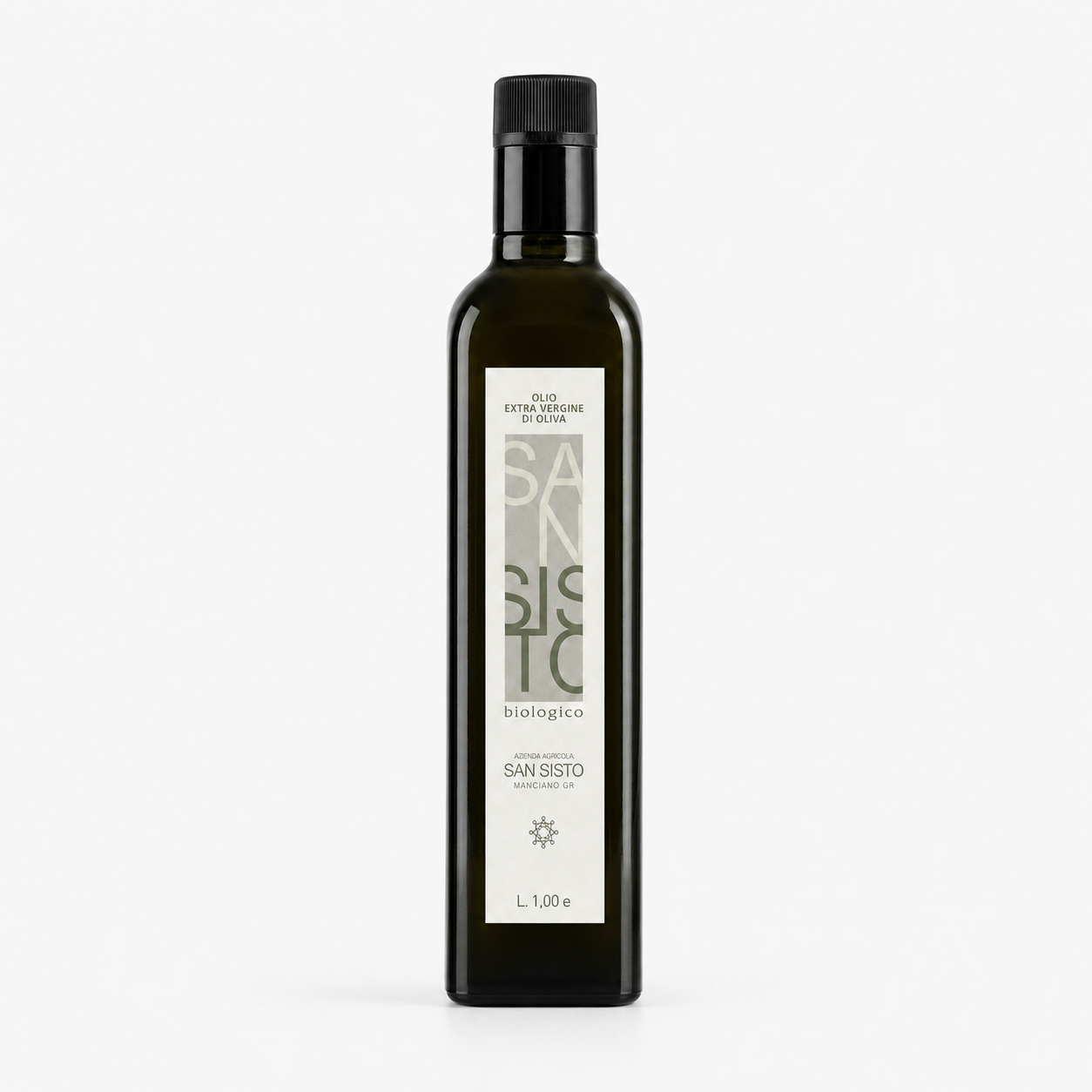 Bottiglia Olio Bio San Sisto 1 litro